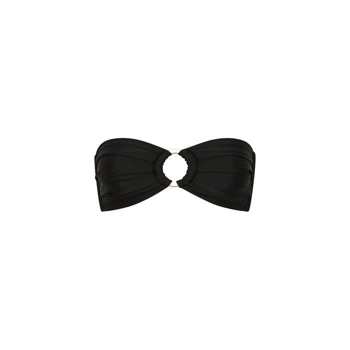 Strapless Bandeau Top - Twilight Black Shimmer