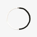 Stretch Anklet - Seascape Vinyl Disc - Black & White