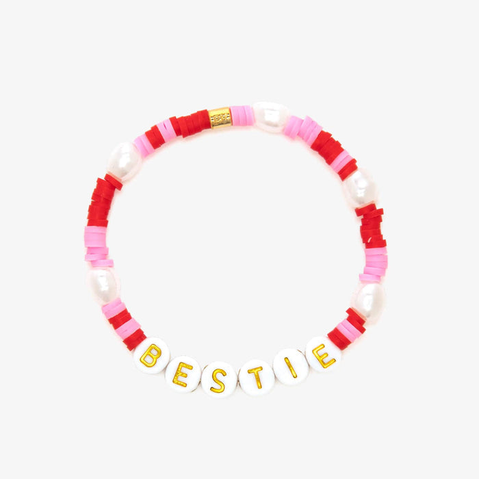 Stretch Bracelet - Bestie Vinyl Disc