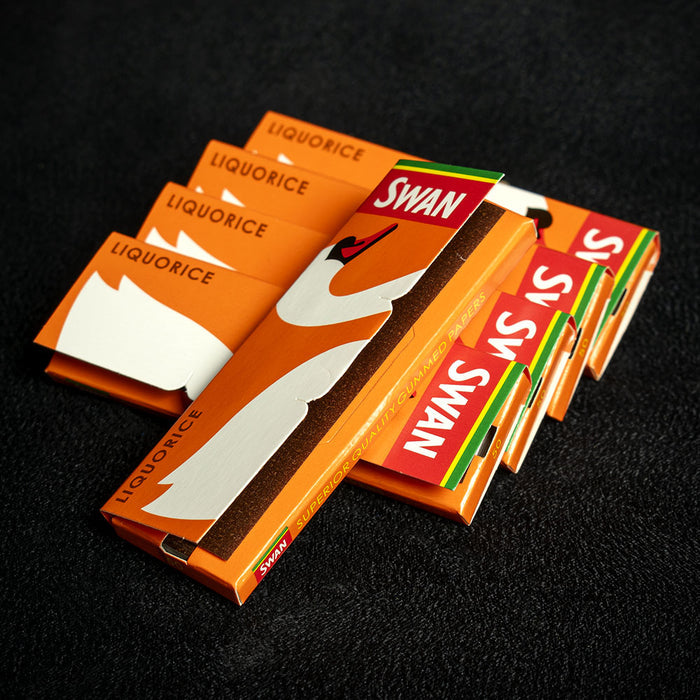 Swan Rolling Papers Regular Liquorice - Box of 50