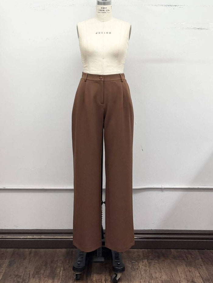 Tailored Wide Leg Pants