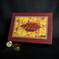 Tobacco Leaf Design Humidor - 25 Cigar Capacity