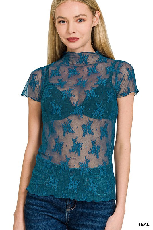 Tori Sheer Top