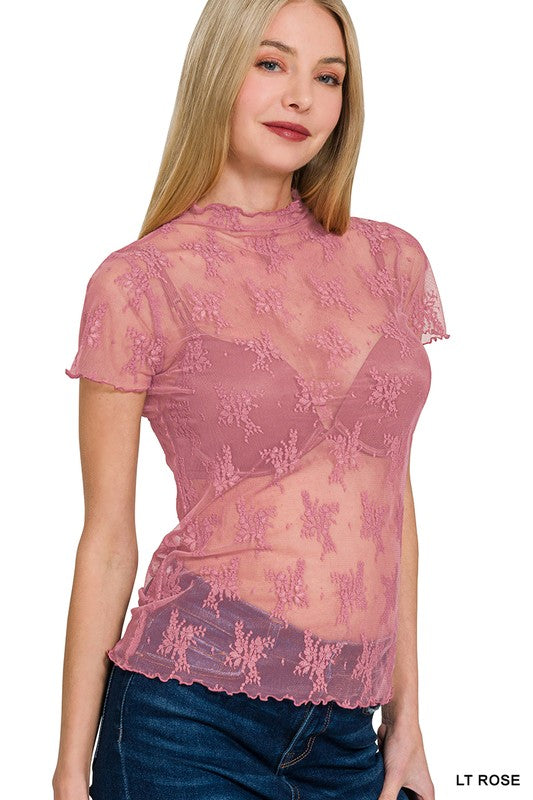 Tori Sheer Top