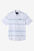 Traveler UPF Traverse Stripe Relaxed Short Sleeve Button-Down Shirt - White