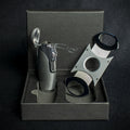 Triple Flame Cigar Lighter & Cutter Set