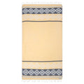 Turkish Towel - Ornate Stripe (Straw)