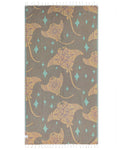 Turkish Towel - Sea Devils (Natural)