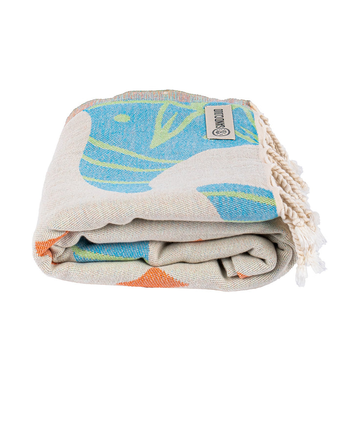 Turkish Towel - Sea Devils (Natural)