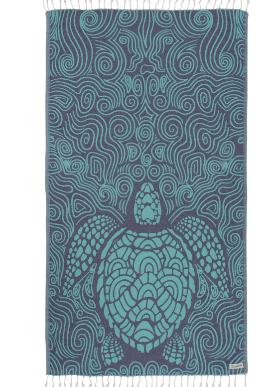 Turkish Towel - Swirl Turtle (Mint)