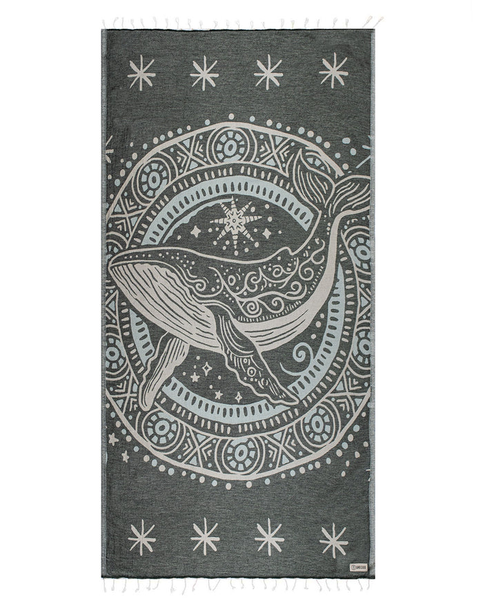 Turkish Towel - Ziggy the Whale (Legion Blue)