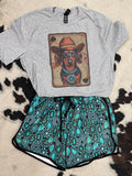 Turquoise charm short