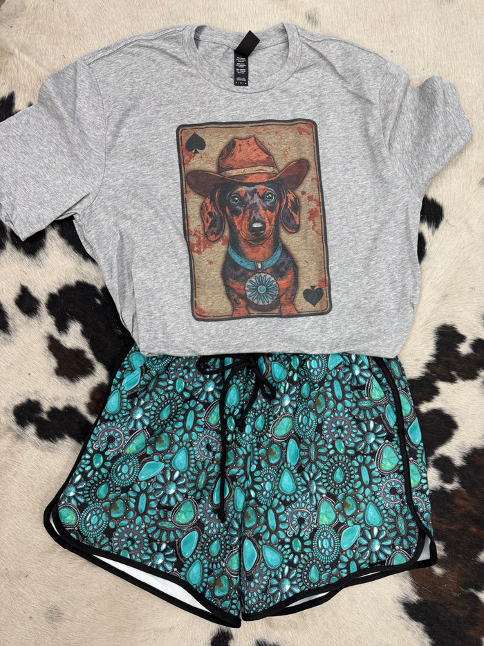 Turquoise charm short