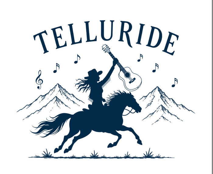 Two Skirts Telluride Blue Tee