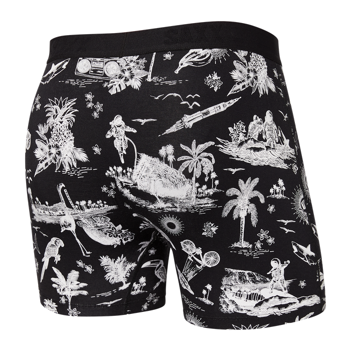 Ultra 5" Boxer Brief - Black Astro Surf and Turf