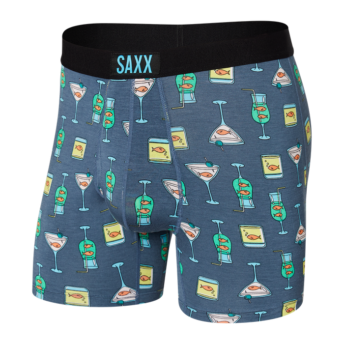 Ultra 5" Boxer Brief - Nautical Nightcap (Blue)