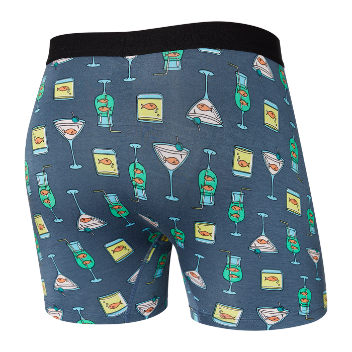 Ultra 5" Boxer Brief - Nautical Nightcap (Blue)
