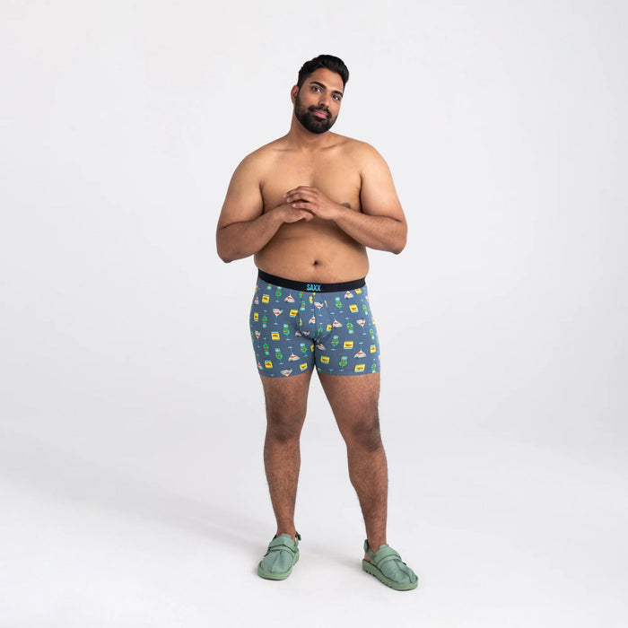 Ultra 5" Boxer Brief - Nautical Nightcap (Blue)