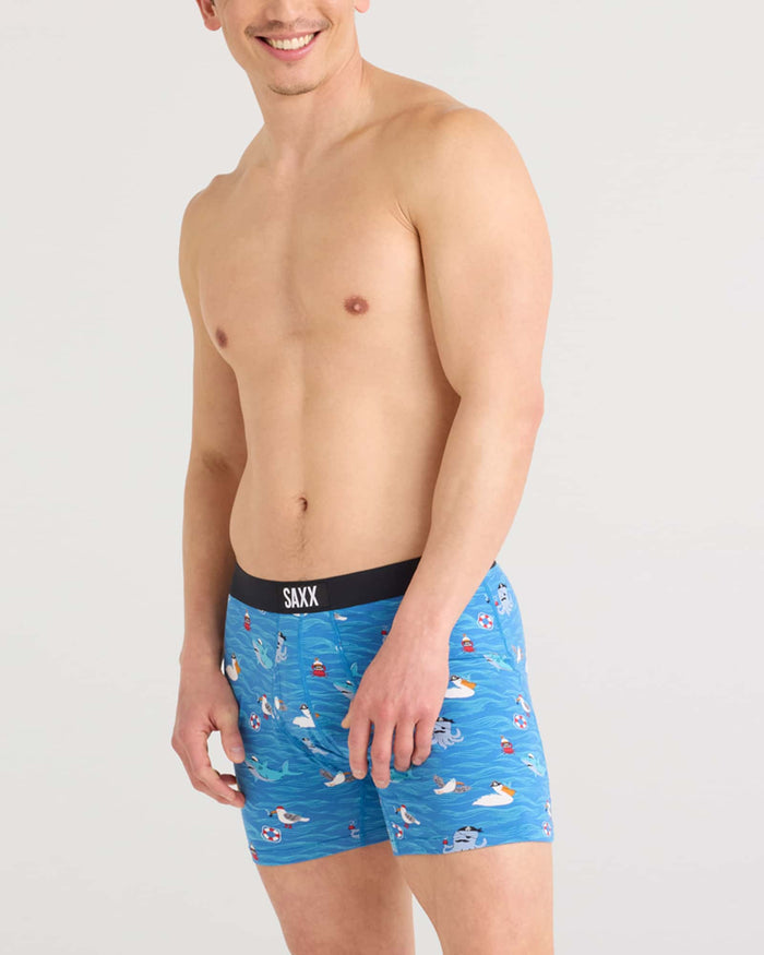 Ultra 5" Boxer Brief - Seas The Day (Lake Blue)