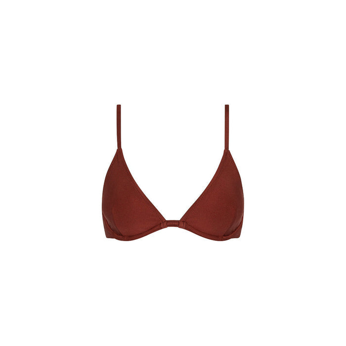 Underwire Triangle Top - Cinnamon Sugar Shimmer