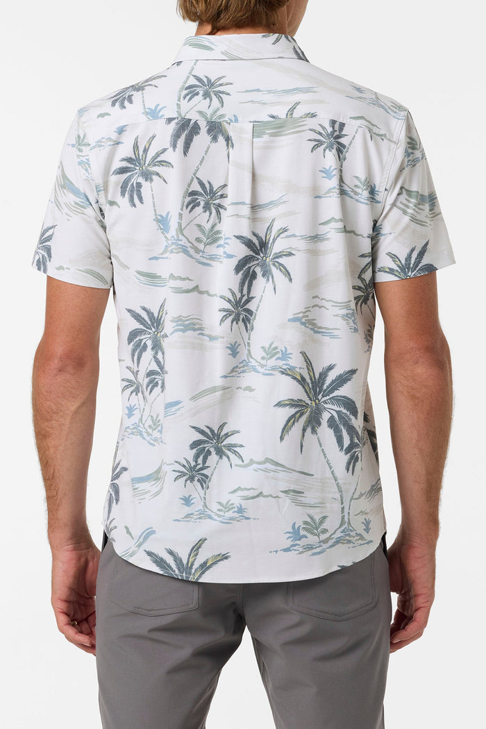 UPF Slub Standard Short Sleeve Button-Down Shirt - Tofu 2
