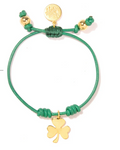 VA Clover Leather Bracelet