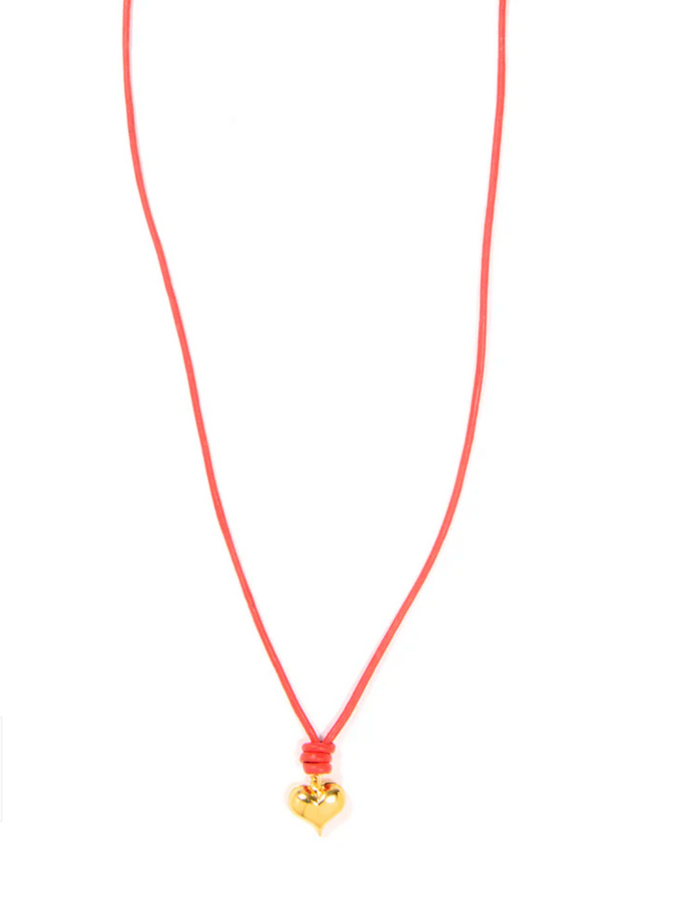 VA Love Heart Leather Necklace