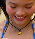 VA Social Butterfly Leather Necklace