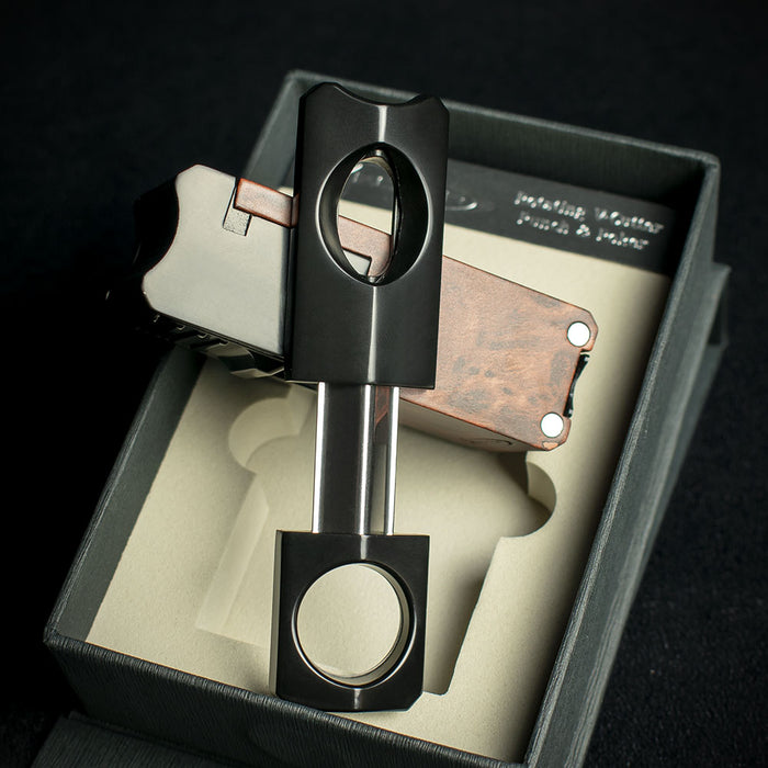 Vector Thor Single Flame with V-cutter - Mahogany Marble