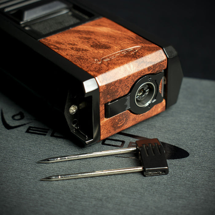 Vector Thor Single Flame with V-cutter - Mahogany Marble