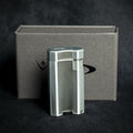Vector VMotion Twin Jet Flame Lighter With Punch Cutter - Chrome  Matte