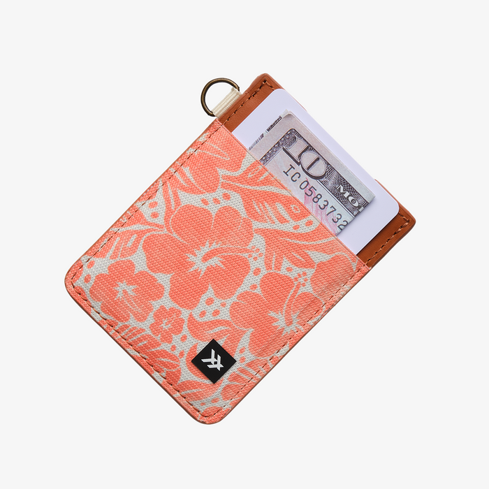 Vertical Wallet - Coral Crush