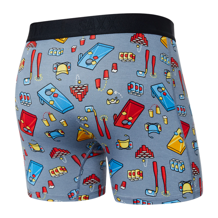 Vibe 5" Boxer Brief - Beer Olympics (Grey)