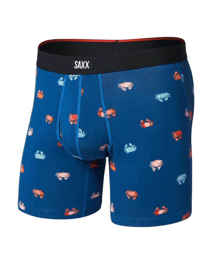 Vibe Xtra 6" Boxer Brief - Crab Boil (Navy Dawn)