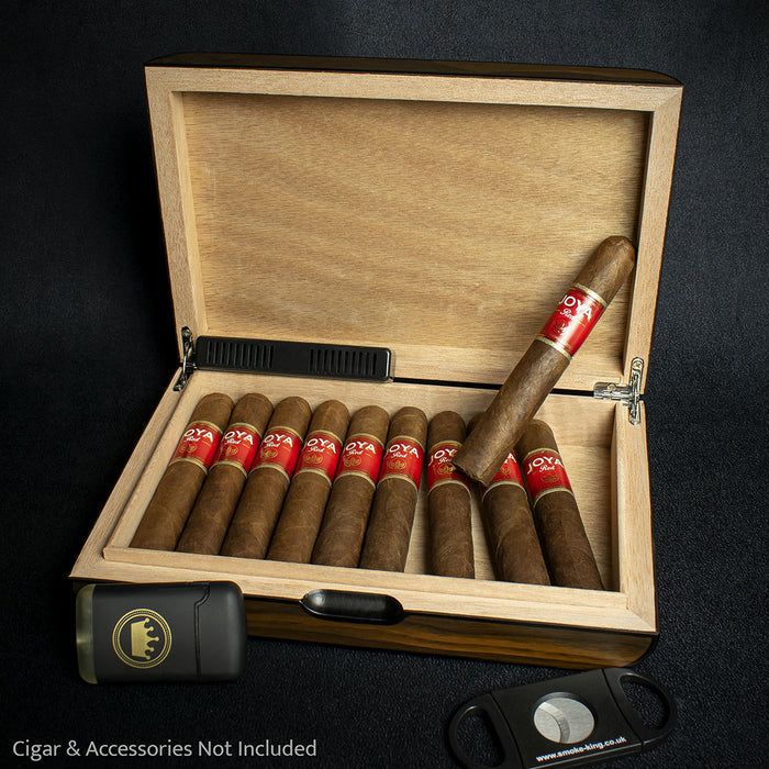 Walnut Finish Humidor - 10 Cigar Capacity