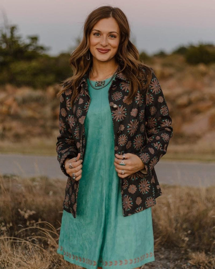 Western bloom blazer