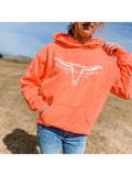 Western Neon Skull Sweatshirt