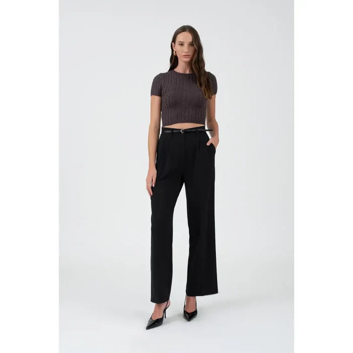 Wide leg dress pants