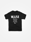 WIFE Tee Black