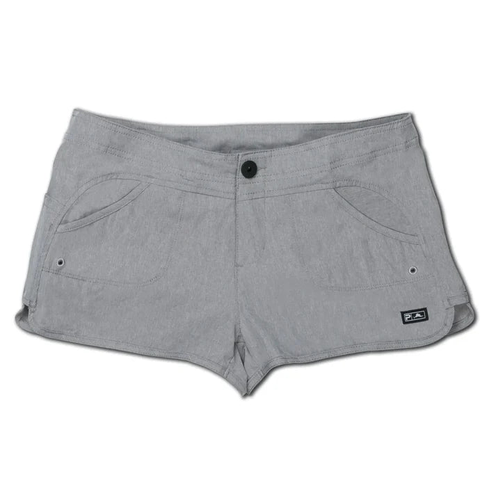 Women's Deep Sea Hybrid Shorts - Water Activated Pattern - Grey