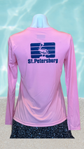 Women's Long Sleeve UPF Sun Shirt - Pink - GCSS Blue St. Pete Pelican