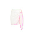 Wrap Tie Mini Skirt - White