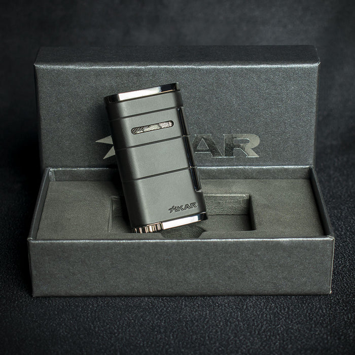 Xikar Allume Single Jet Cigar Lighter - Black