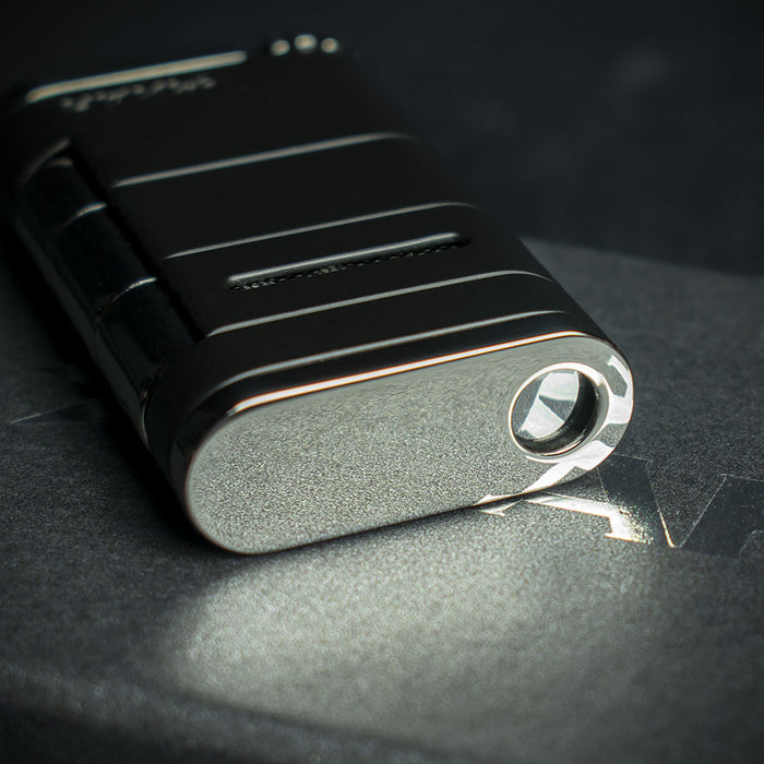 Xikar Allume Single Jet Cigar Lighter - Black