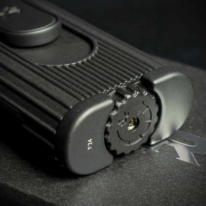 XiKar Hedron Hybrid Flame Cigar Lighter - Matte Black