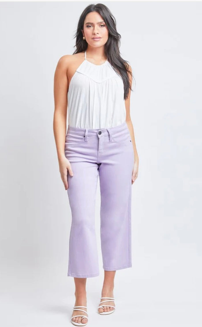 YMI Wide Leg Crop Jeans