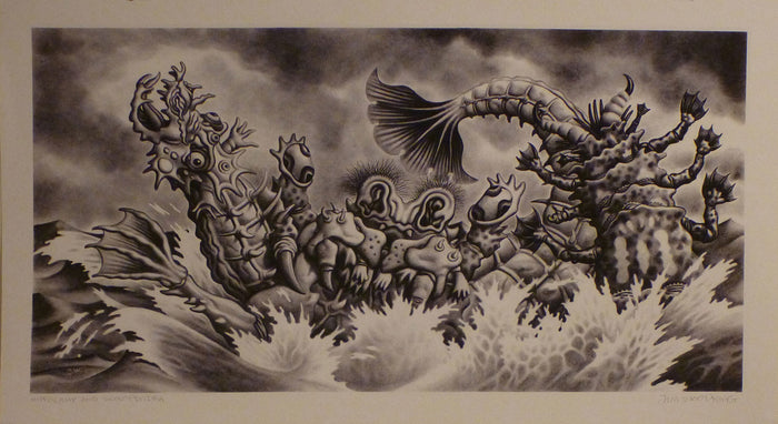 zHippocamp and Scolopendra Print