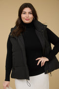 Zip up puffer vest