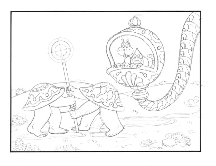 zPencil layout for "Great Game".