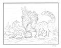 zUntitled pencil drawing of two creatures